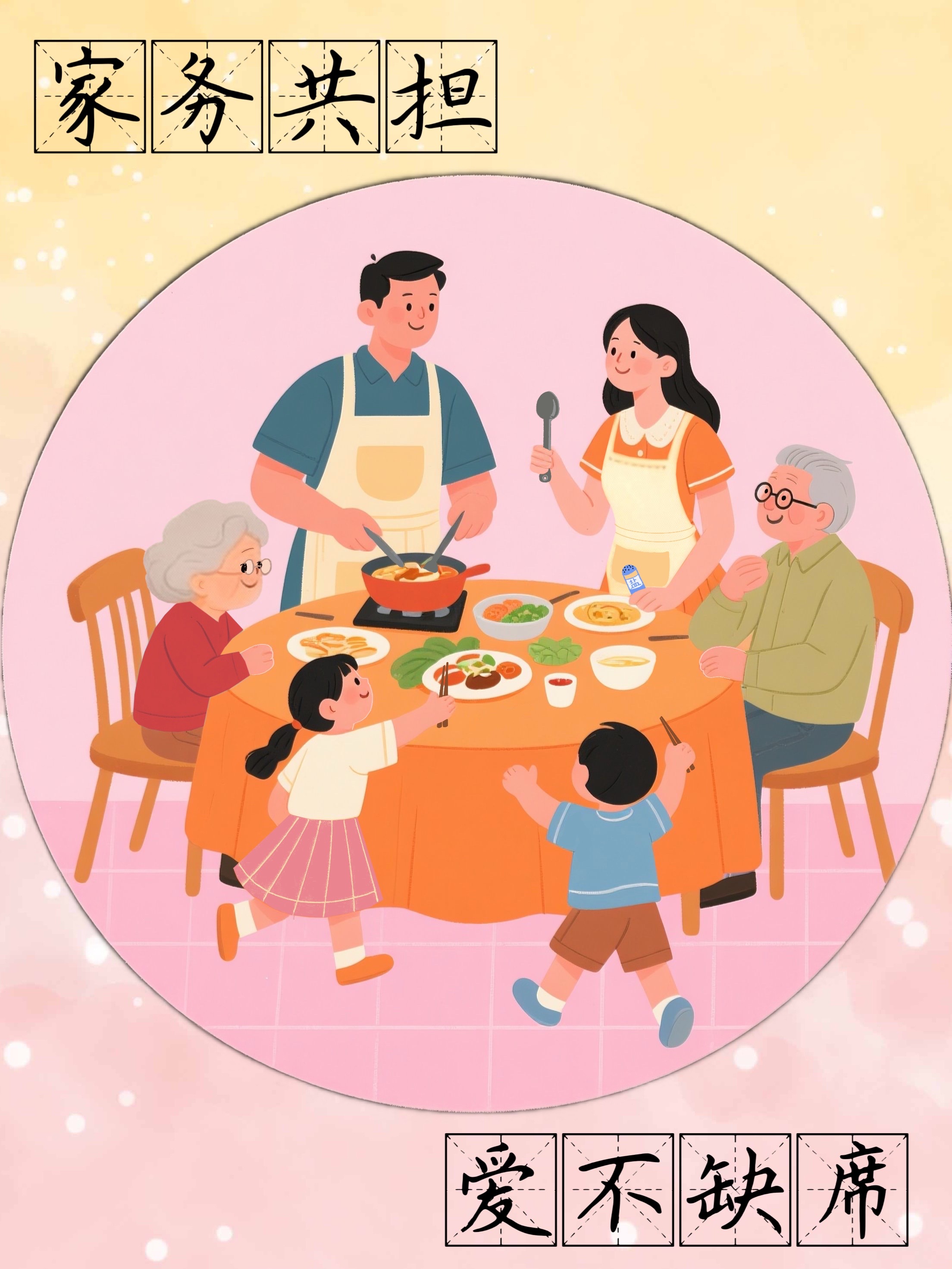 二等奖  家务共担，爱不缺席.jpg